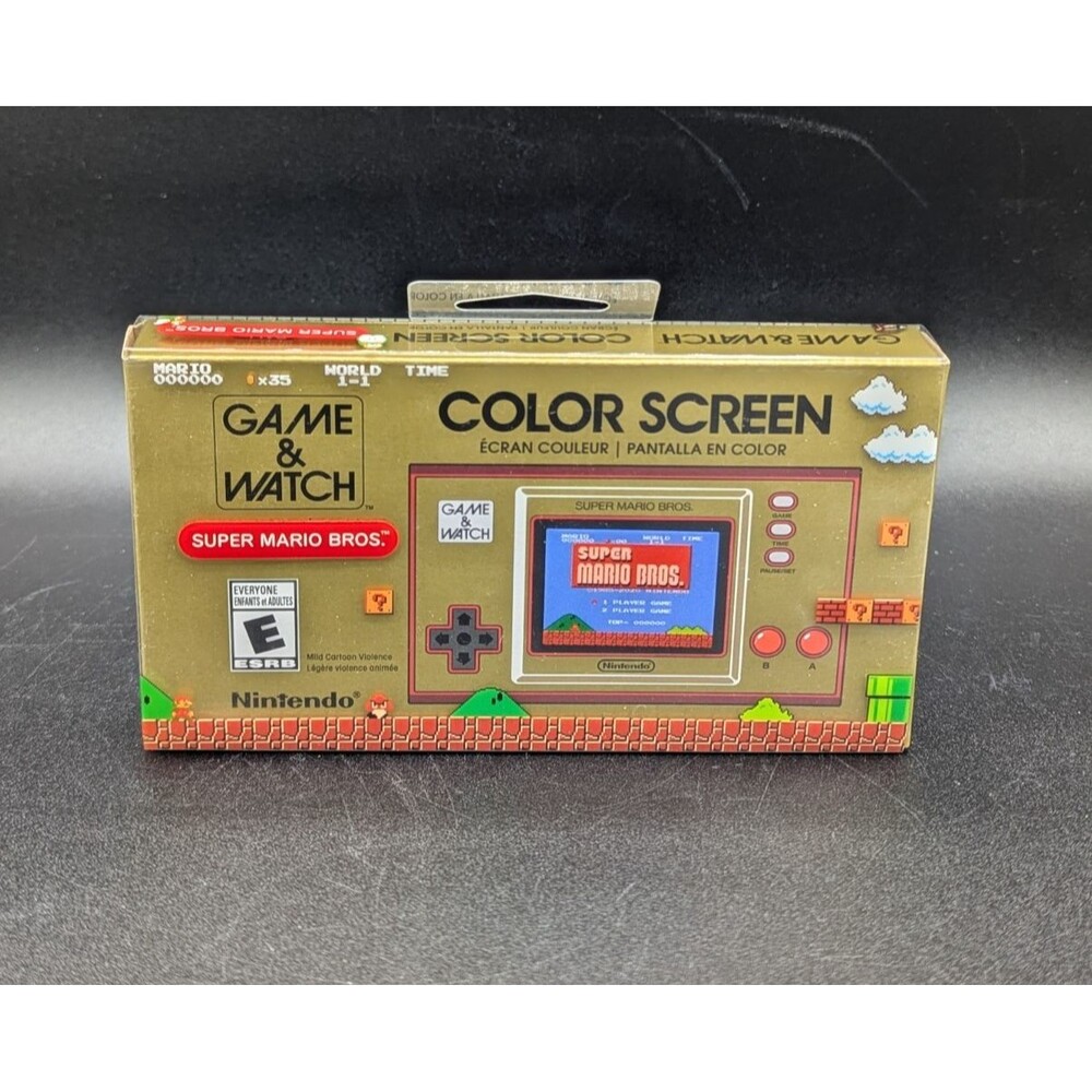Nintendo Game and Watch: Super Mario Bros Handheld Console Brand New Sealed